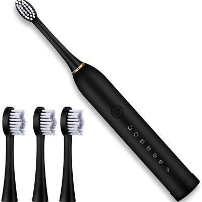 Rechargeable Sonic Electric Toothbrush Brush Heads Toothbrushes for Adults Kids